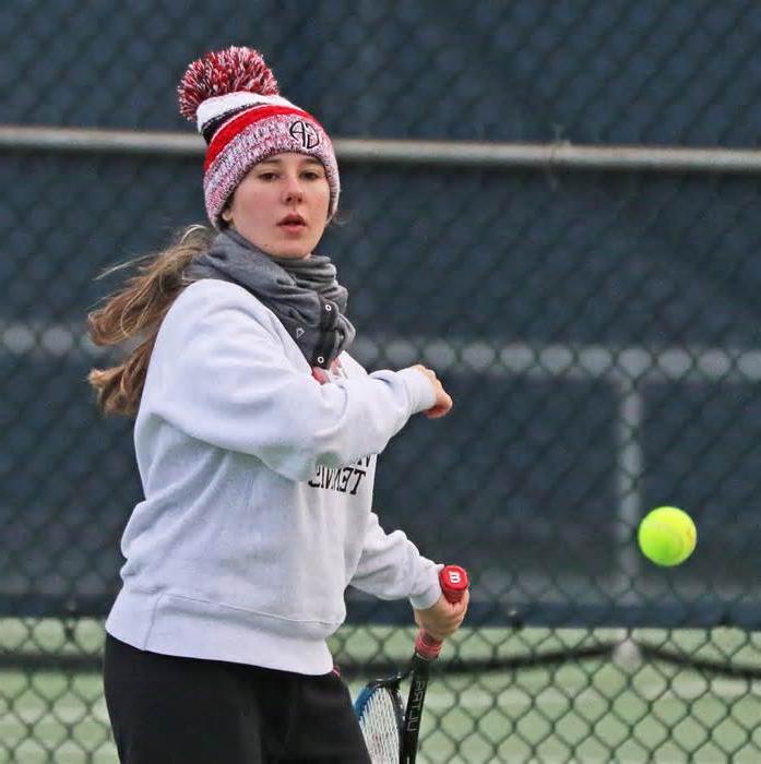 Girls Tennis Takes Home Win over PC Two Days Later